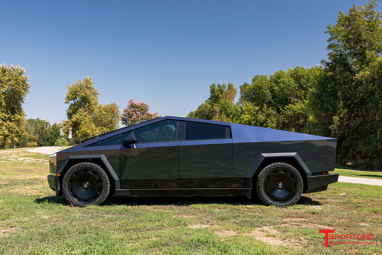 CTM 24" Tesla Cybertruck Fully Forged Monoblock Tesla Wheel and Tire Package (Set of 4)