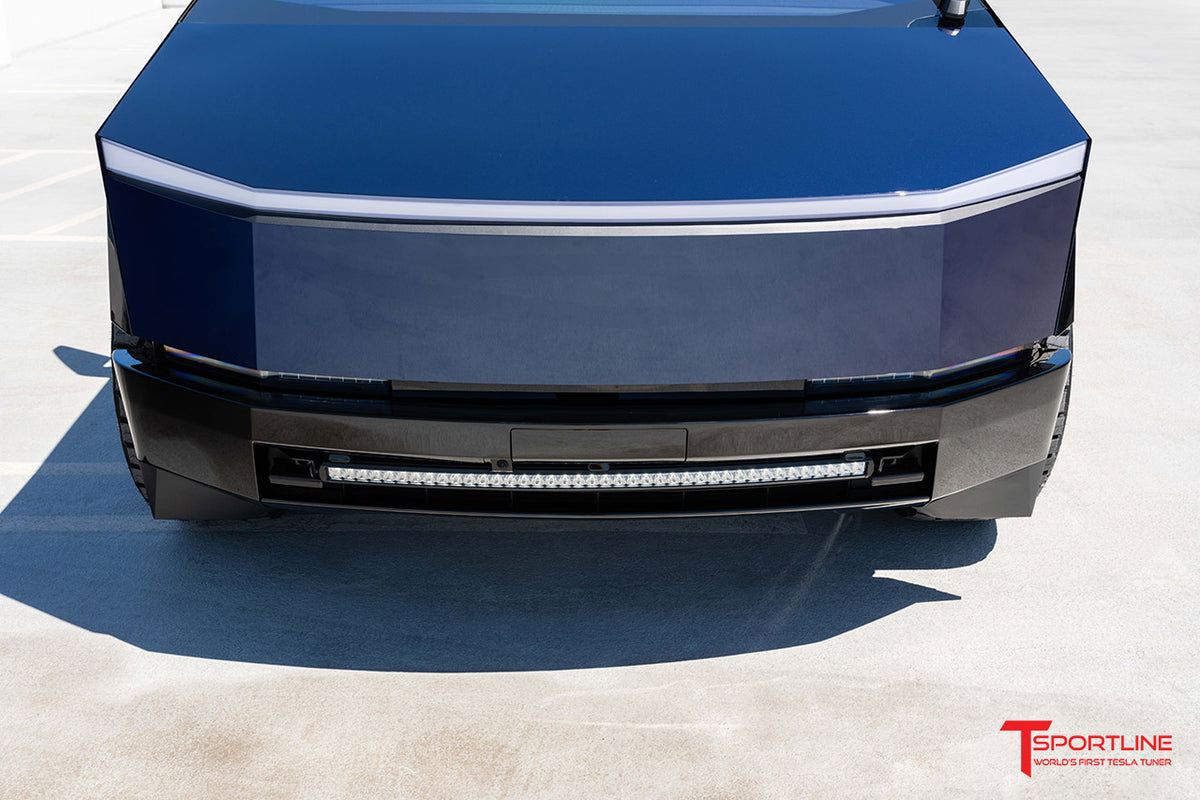 Tesla Cybertruck Curved 40&quot; Bumper Insert LED Off Road Light Bar / Lightbar