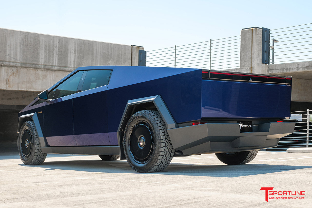 CTM 22" Tesla Cybertruck Fully Forged Monoblock Tesla Wheel and Tire Package (Set of 4)