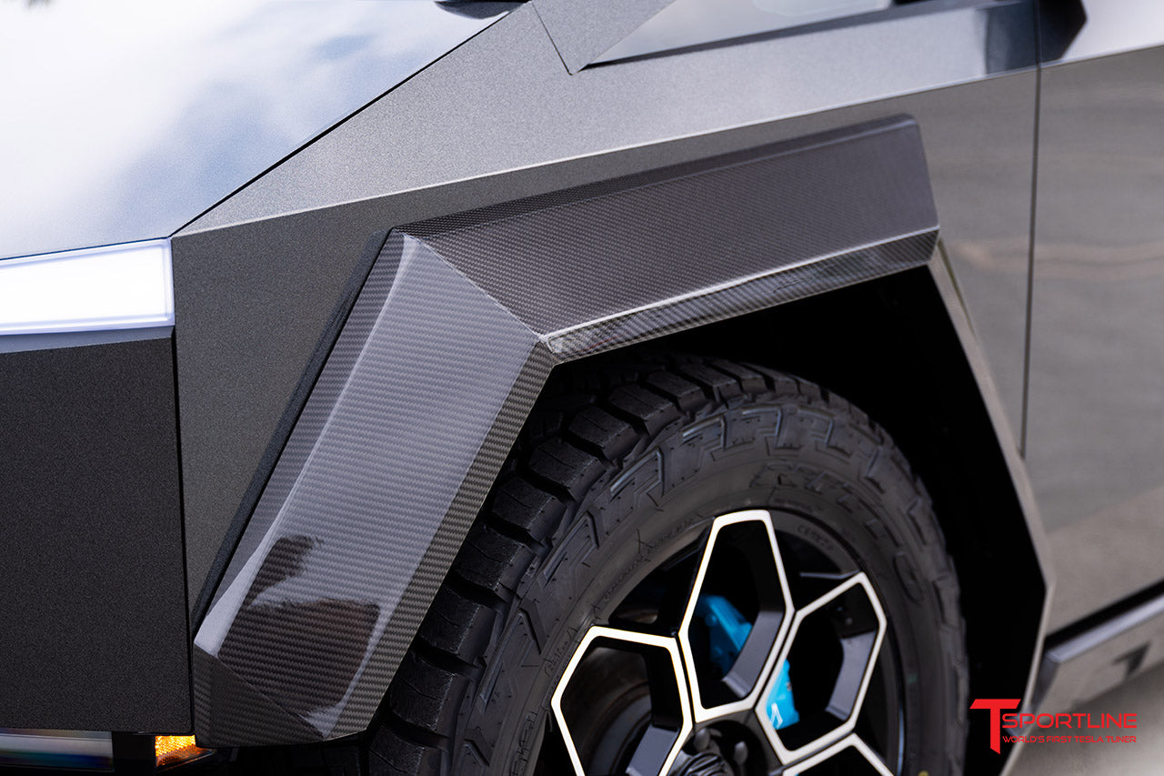 Tesla Cybertruck Carbon Fiber Wide Body Package