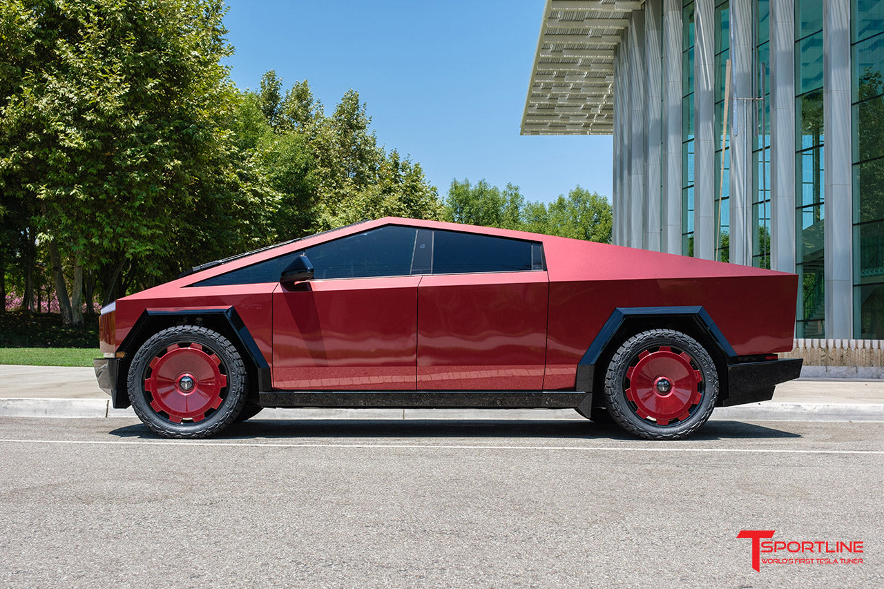 CTM 24" Tesla Cybertruck Fully Forged Monoblock Tesla Wheel (Set of 4)