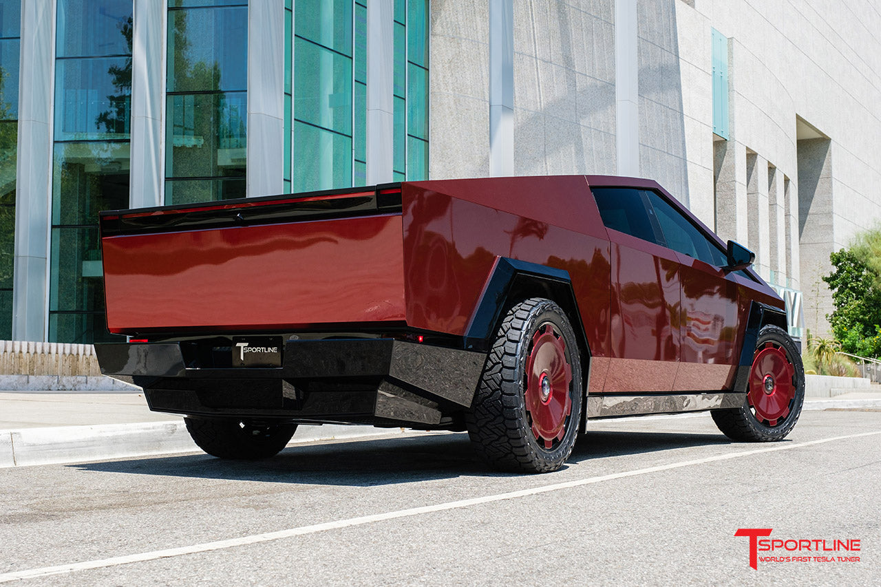 CTM 24" Tesla Cybertruck Fully Forged Monoblock Tesla Wheel and Tire Package (Set of 4)