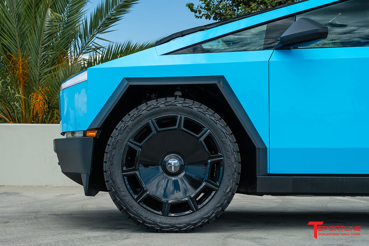 CT10 24" Tesla Cybertruck Fully Forged Monoblock Tesla Wheel (Set of 4)