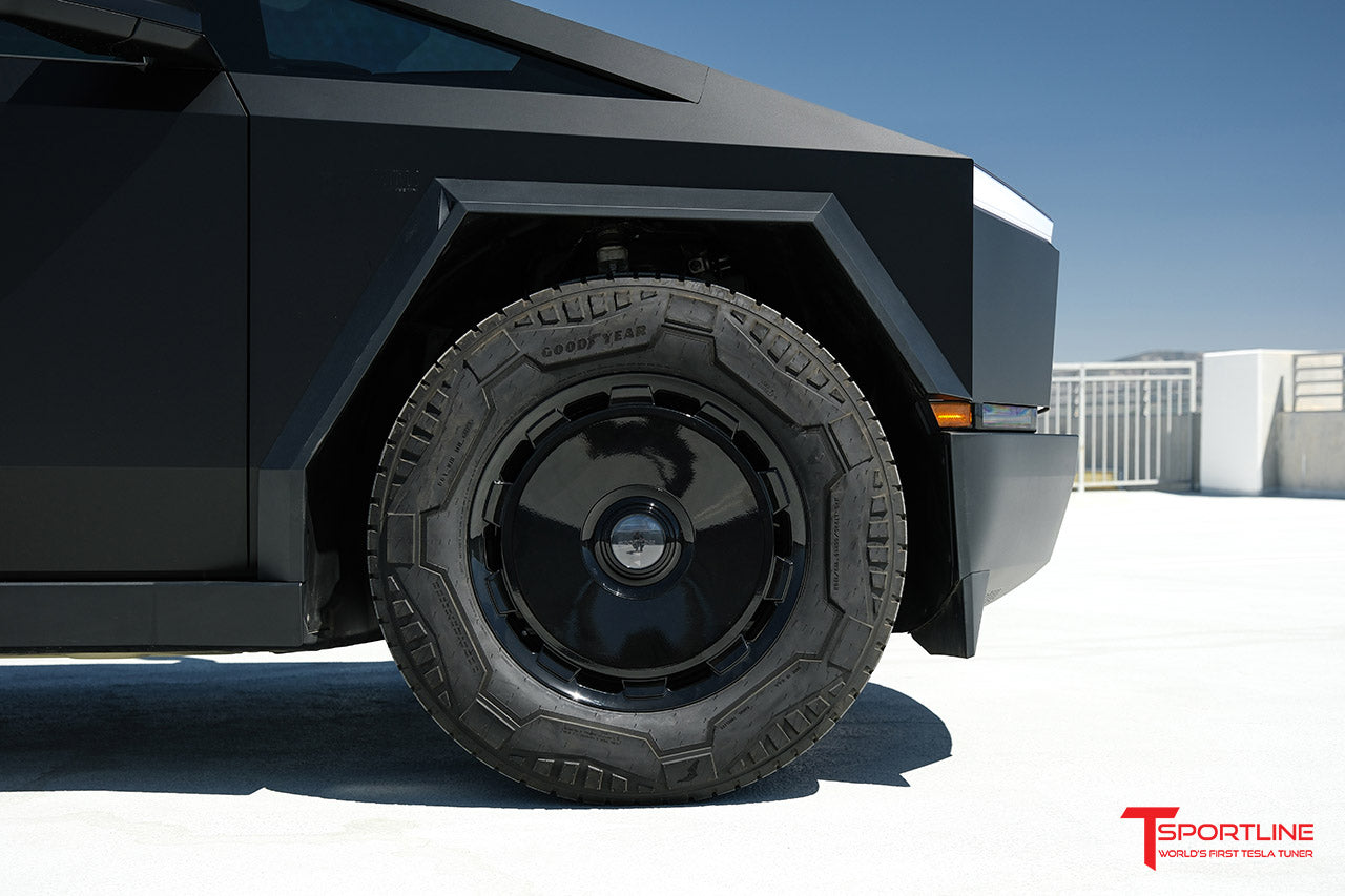 CTM 20" Tesla Cybertruck Fully Forged Monoblock Tesla Wheel and Tire Package (Set of 4)