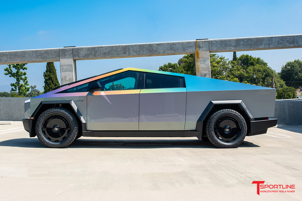 CTM 22" Tesla Cybertruck Fully Forged Monoblock Tesla Wheel and Tire Package (Set of 4)