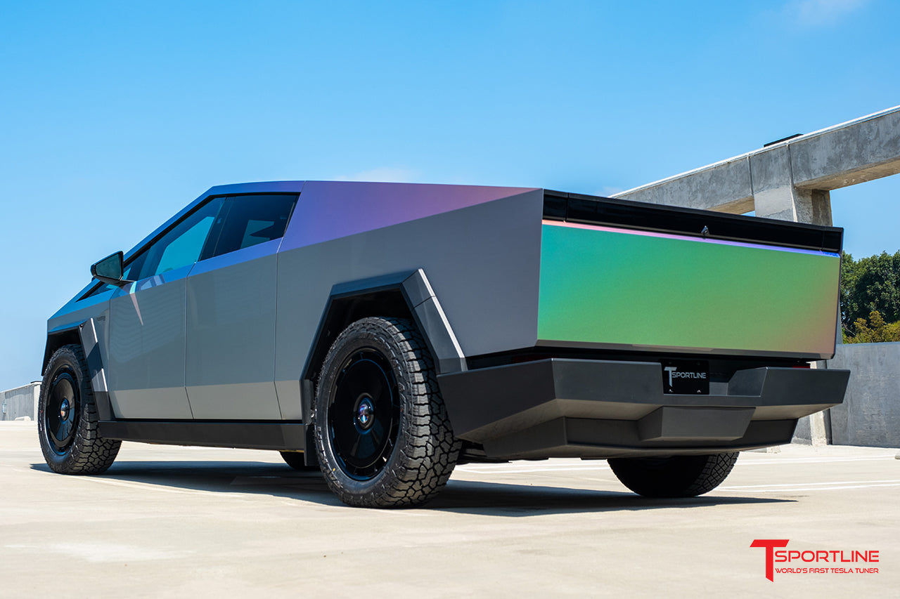 CTM 22" Tesla Cybertruck Fully Forged Monoblock Tesla Wheel and Tire Package (Set of 4)