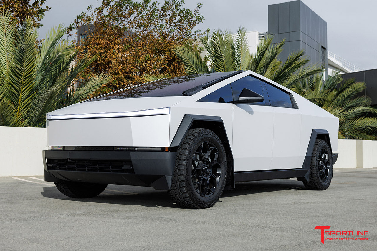 CT7 22" Tesla Cybertruck Fully Forged Lightweight Tesla Wheel and Tire Package (Set of 4)