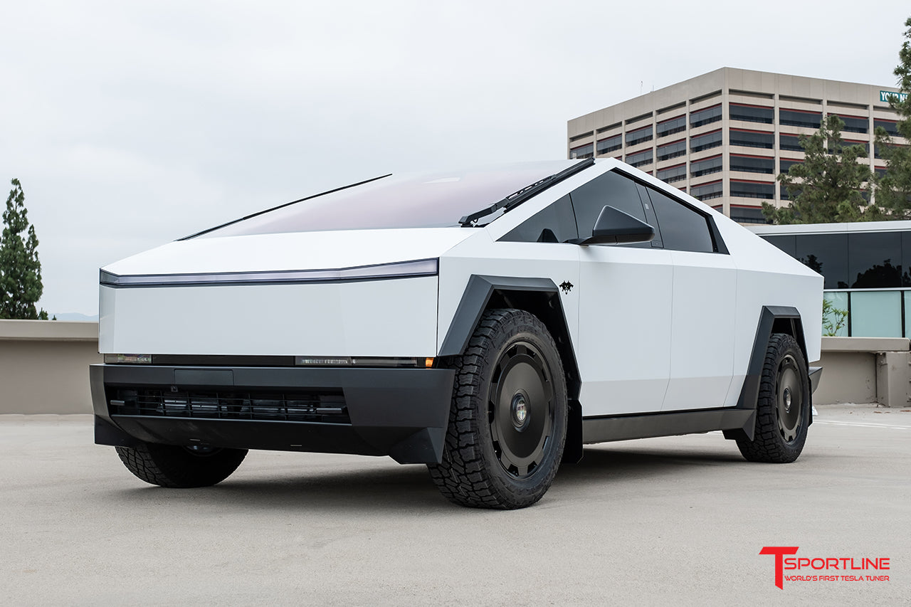 CTM 22" Tesla Cybertruck Fully Forged Monoblock Tesla Wheel and Tire Package (Set of 4)