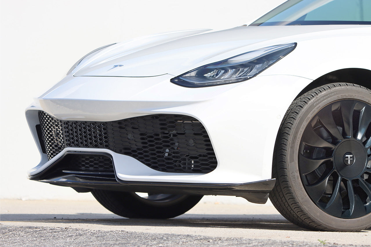 Tesla Model 3 Aero Sport Body Kit with Front and Rear Bumper Fascias & Wing Spoiler