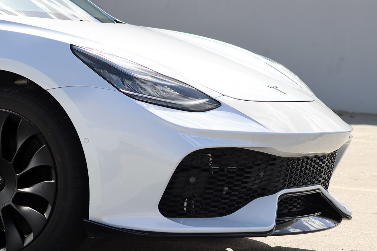 Tesla Model 3 Aero Sport Body Kit with Front and Rear Bumper Fascias & Wing Spoiler