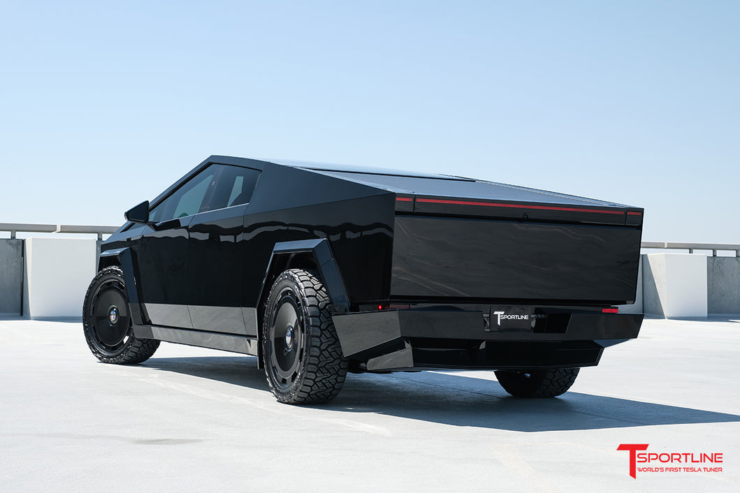 CyberDict 12 ブラック　タイ Cybertruck in Satin Black Tmaxx PPF with Custom Painted