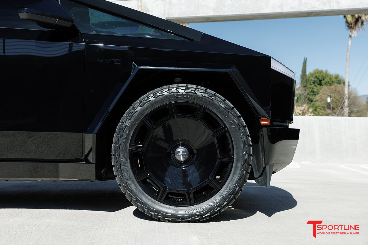 CT10 24" Tesla Cybertruck Fully Forged Monoblock Tesla Wheel (Set of 4)