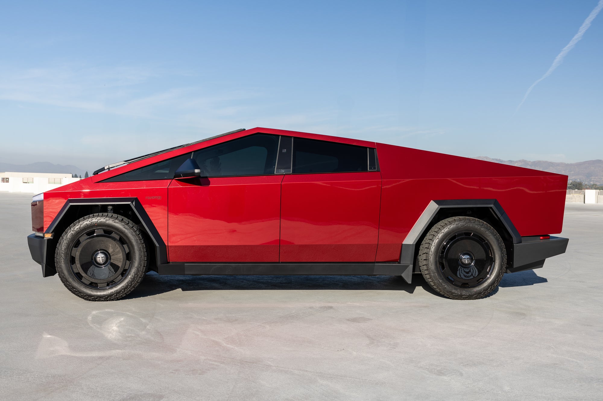 CTM 22" Tesla Cybertruck Fully Forged Monoblock Tesla Wheel and Tire Package (Set of 4)