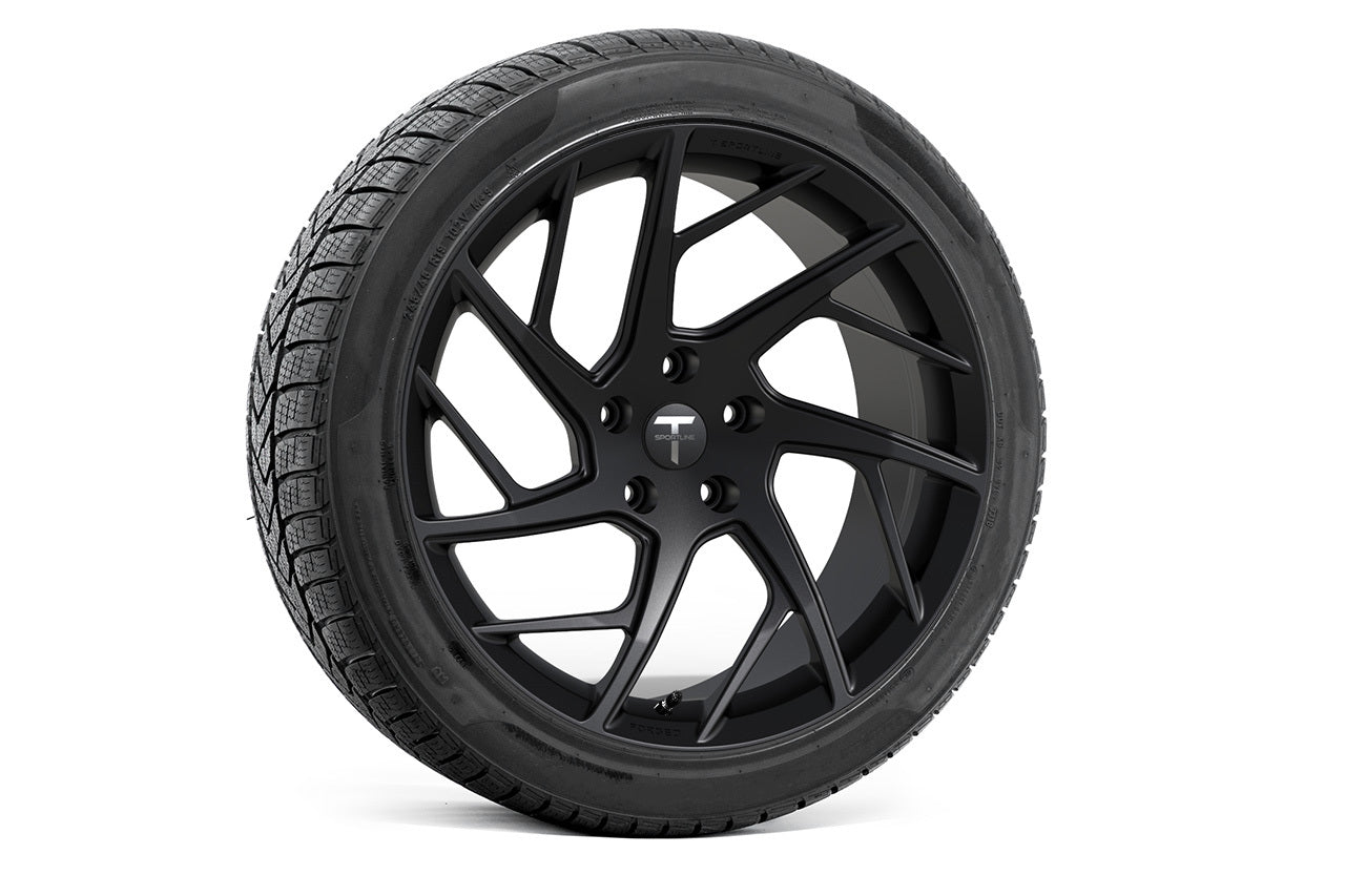 MASTER TEMPLATE - 19" Tesla Model S Long Range & Plaid Fully Forged Lightweight Tesla Wheels and Tire Packages