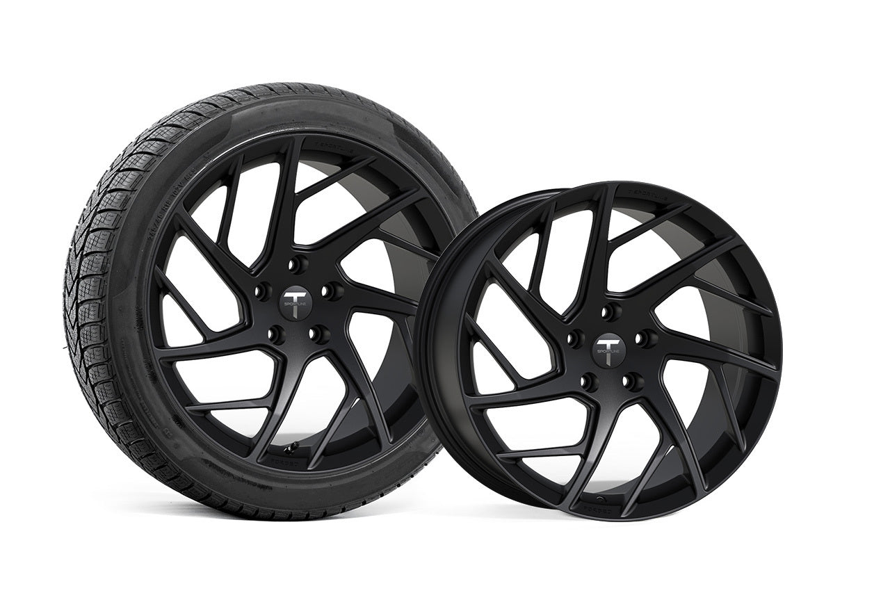 MASTER TEMPLATE - 19" Tesla Model S Long Range & Plaid Fully Forged Lightweight Tesla Wheels and Tire Packages