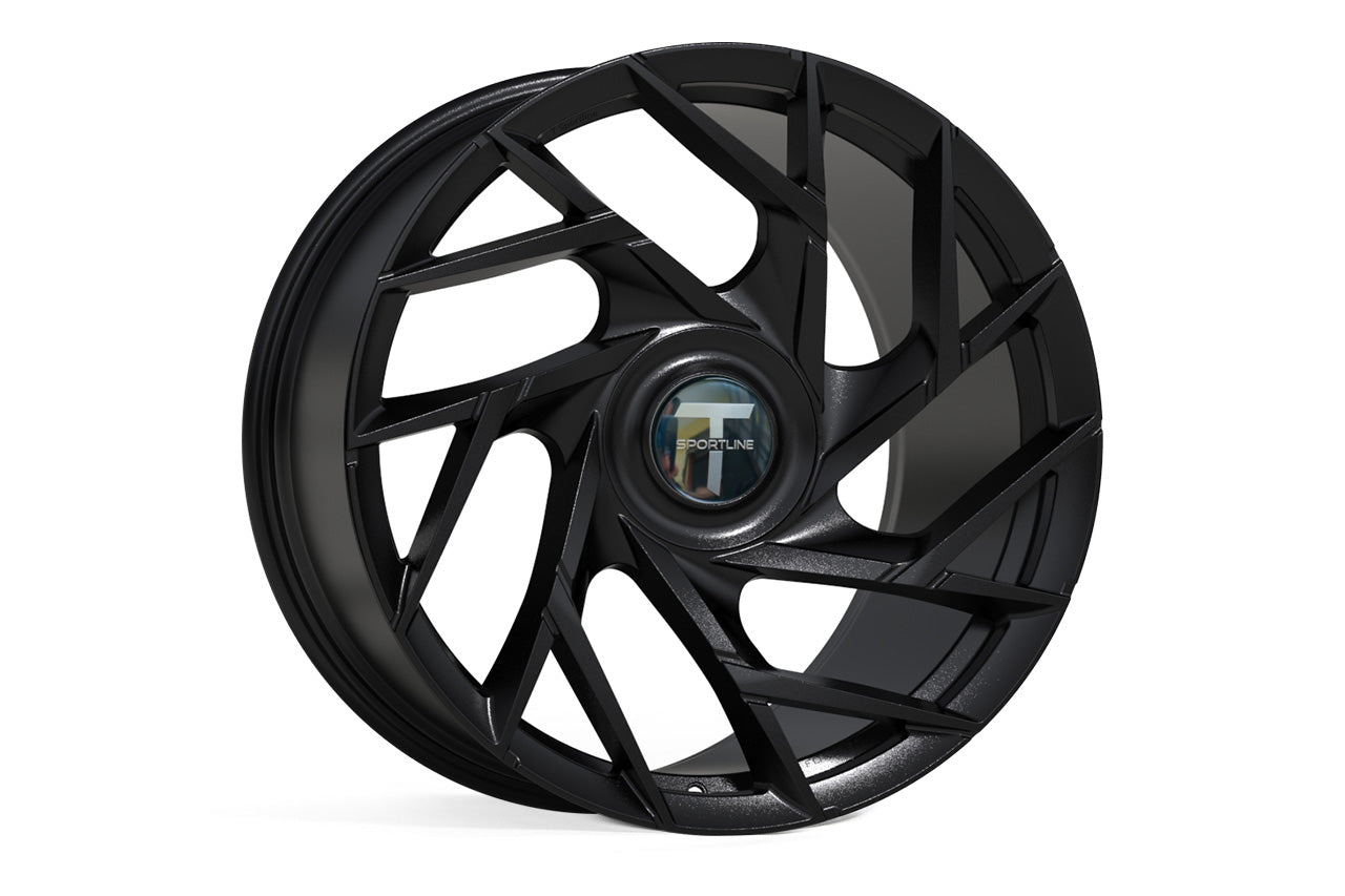 TS117D 21" Superwide Tesla Model S Plaid & Long Range Fully Forged Lightweight Tesla Wheels and Tire Packages