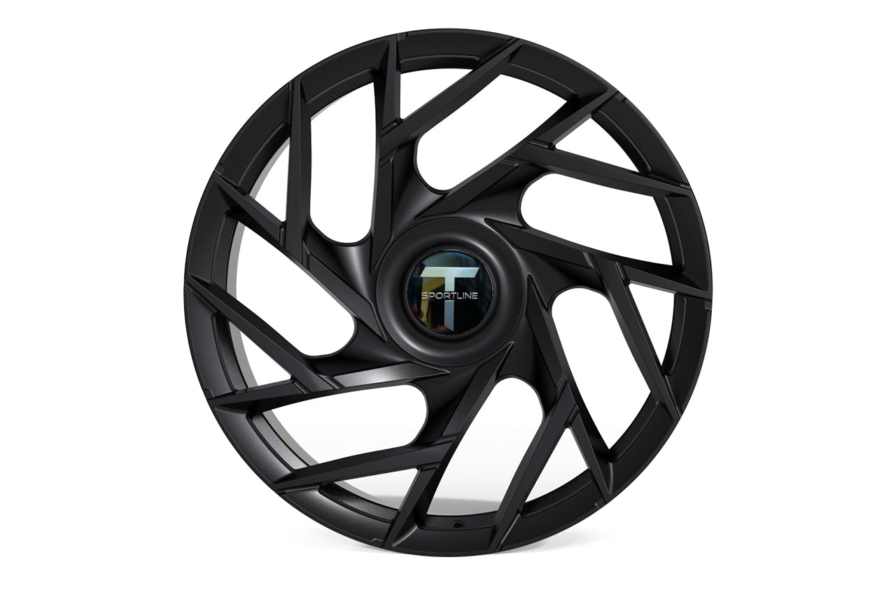 TS117D 21" Superwide Tesla Model S Plaid & Long Range Fully Forged Lightweight Tesla Wheels and Tire Packages