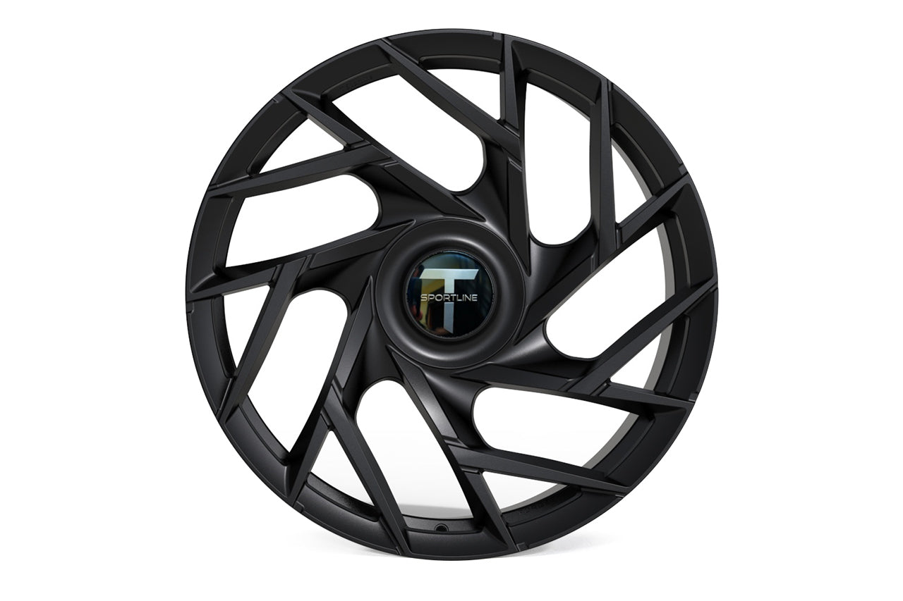 TS117D 21" Superwide Tesla Model S Plaid & Long Range Fully Forged Lightweight Tesla Wheels and Tire Packages