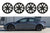 T315 Tesla Model 3 Arachnid Styled Aero Wheel Cover Set for 18" Factory Tesla Wheel