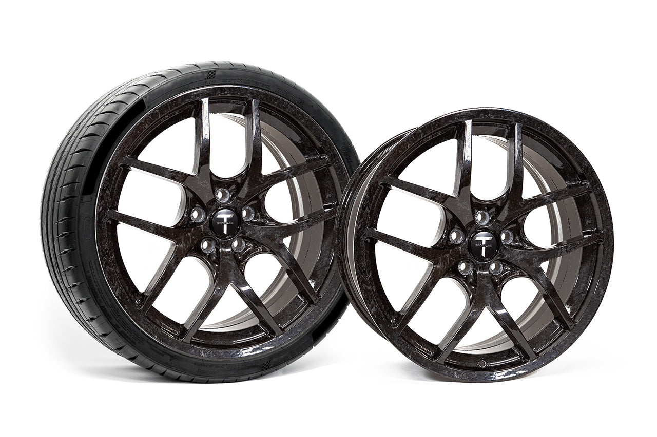 TSC 20" Tesla Model 3 Forged Carbon Fiber Wheel and Tire Package (Set of 4)