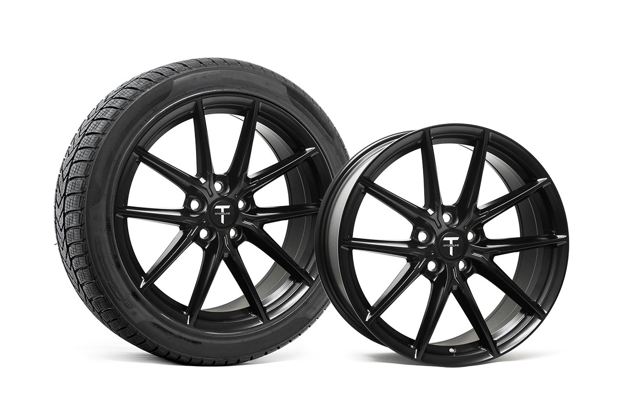 TSF 19" Tesla Model S Long Range & Plaid Wheel and Tire Package (Set of 4)