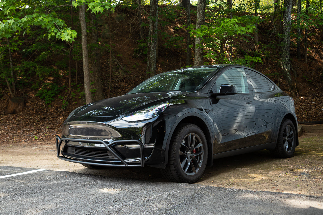 Tesla Model Y Overland Bull Bar Brush Guard Fascia Bumper