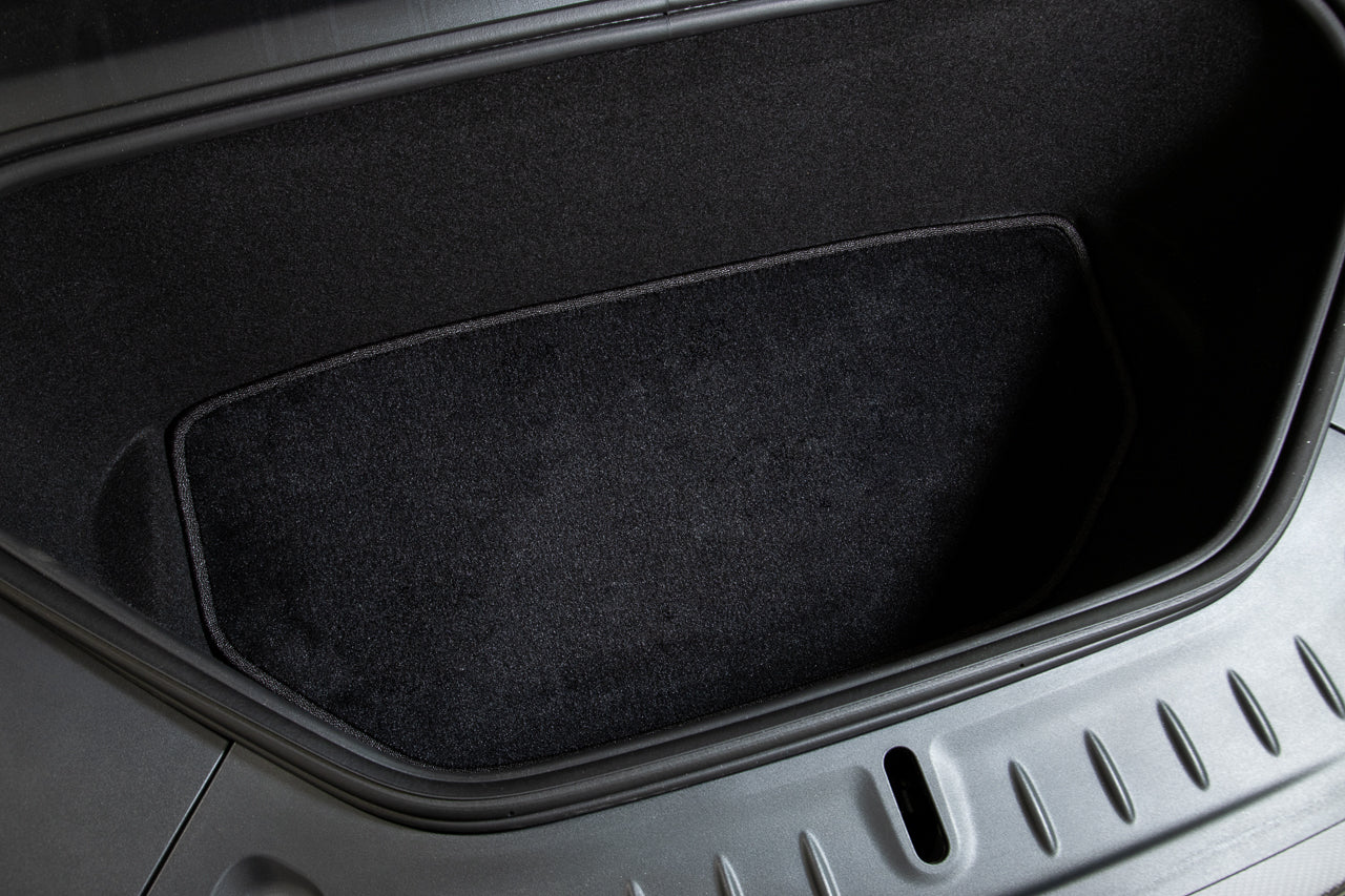 Tesla Model S Plaid & Long Range Precision Fit Customizable Premium 28oz Carpet Floor & Cargo Mats, 2021-Present