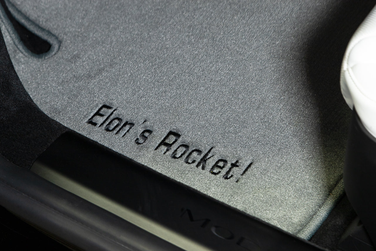 Tesla Model S Plaid & Long Range Precision Fit Customizable Premium 28oz Carpet Floor & Cargo Mats, 2021-Present