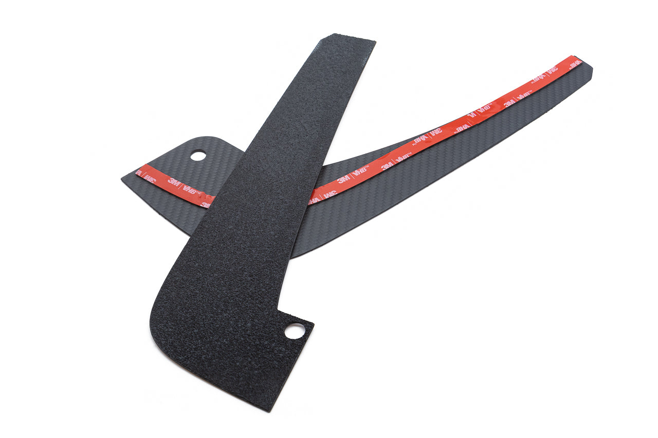 Tesla Model S Carbon Fiber Mud Flaps (Set of 4) - Updated Design