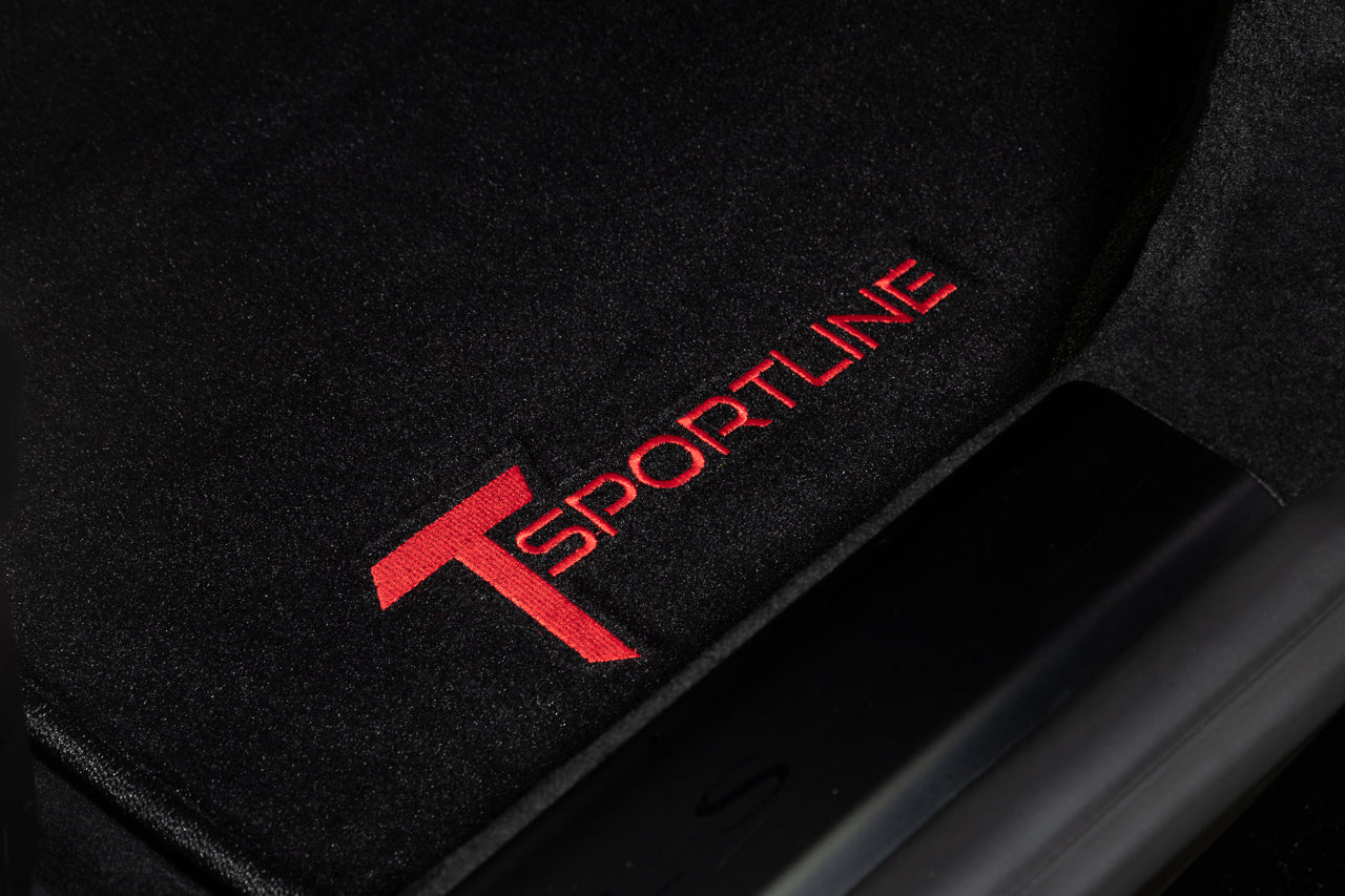 Tesla Model S Plaid & Long Range Precision Fit Customizable Premium 28oz Carpet Floor & Cargo Mats, 2021-Present