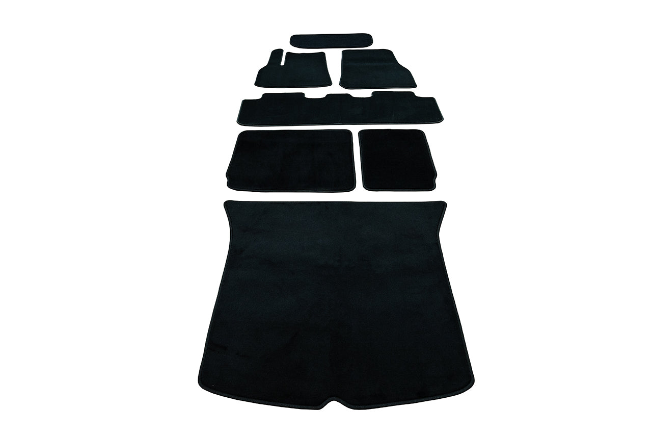 Tesla Model Y Precision Fit Customizable Premium 28oz Carpet Floor & Cargo Mats