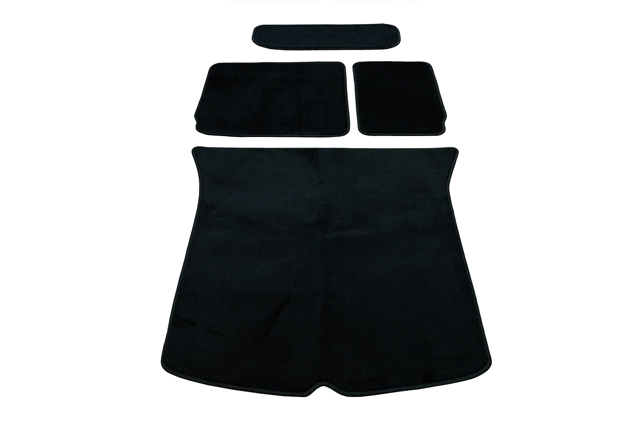 Tesla Model Y Precision Fit Customizable Premium 28oz Carpet Floor & Cargo Mats