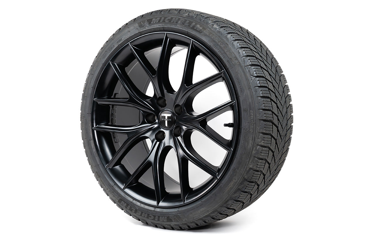TSR 20" Tesla Model S Long Range & Plaid Wheel and Winter Tire Package (Set of 4)
