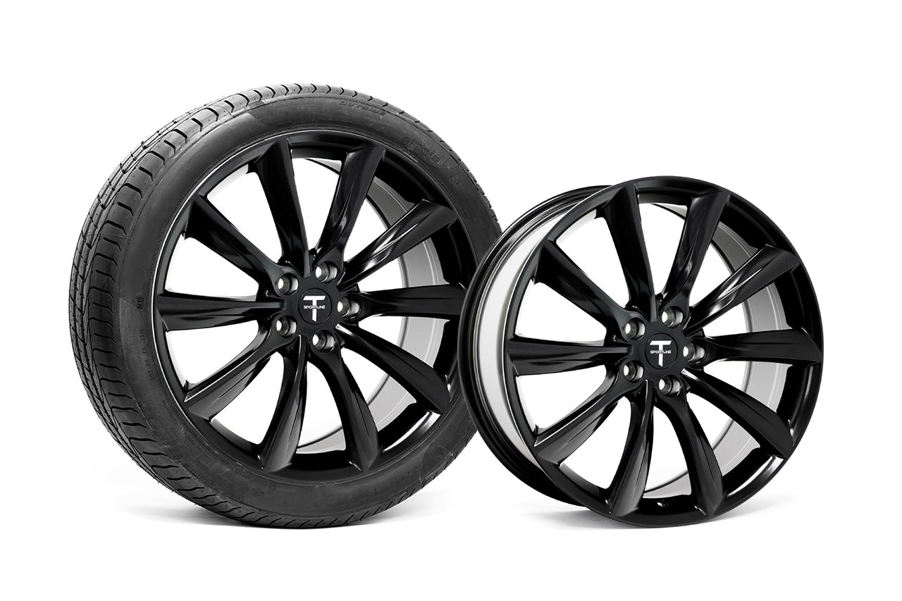 TST 20" Tesla Model S Long Range & Plaid Wheel and Tire Package (Set of 4)