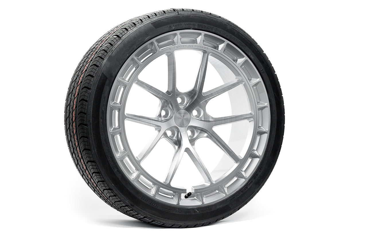 TSW115A Aero 19" Superwide Tesla Model 3 Fully Forged Lightweight Tesla Wheel and Tire Package (Set of 4)
