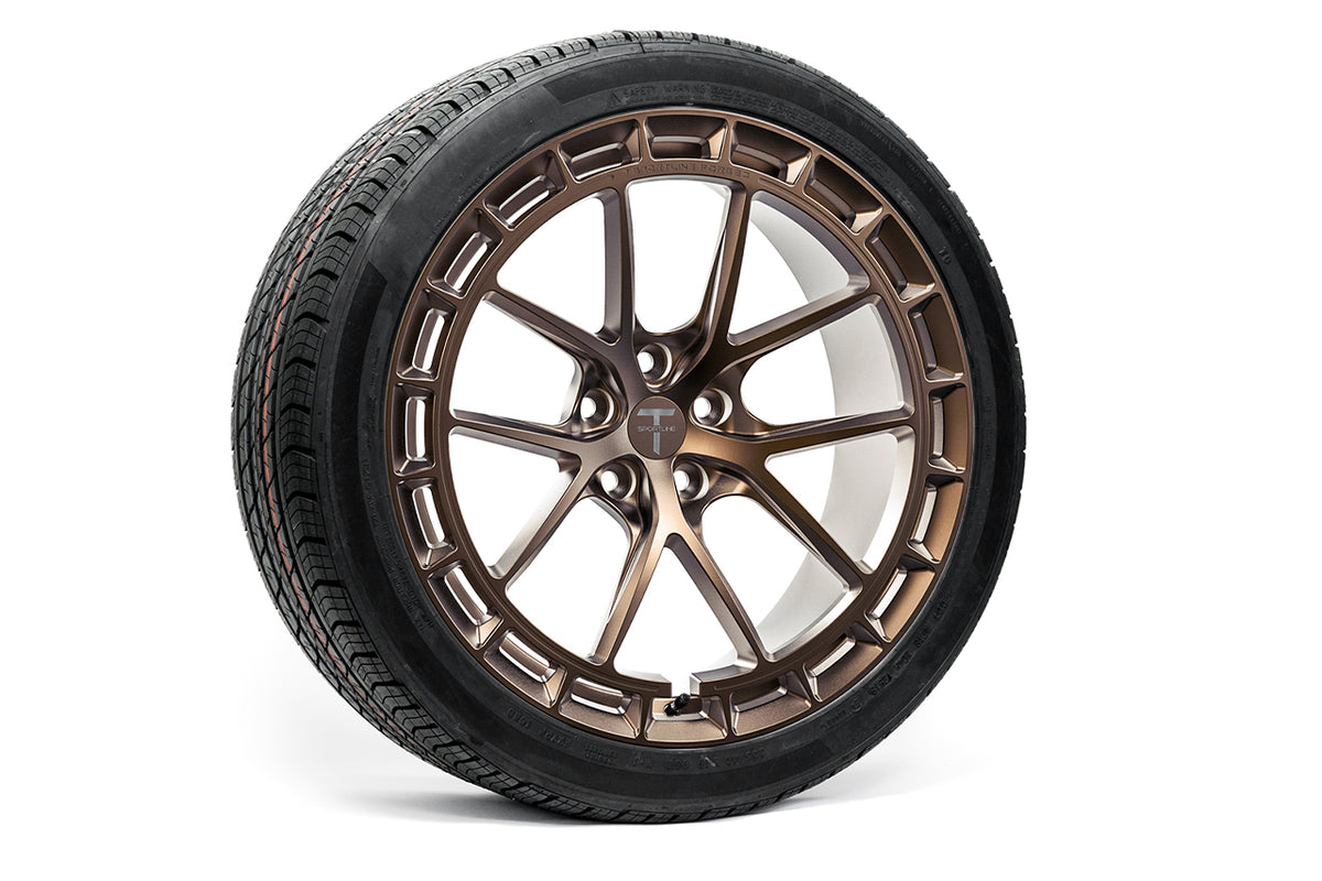 TSW115A Aero 19&quot; Superwide Tesla Model 3 Fully Forged Lightweight Tesla Wheel and Tire Package (Set of 4)