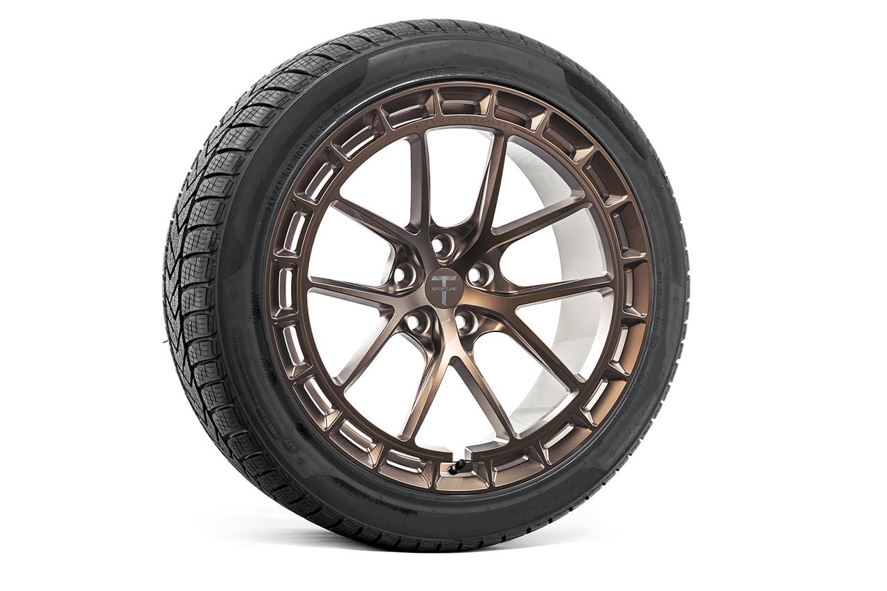 TSW115A 19" Tesla Model Y Fully Forged Lightweight Tesla Wheels and Tire Packages