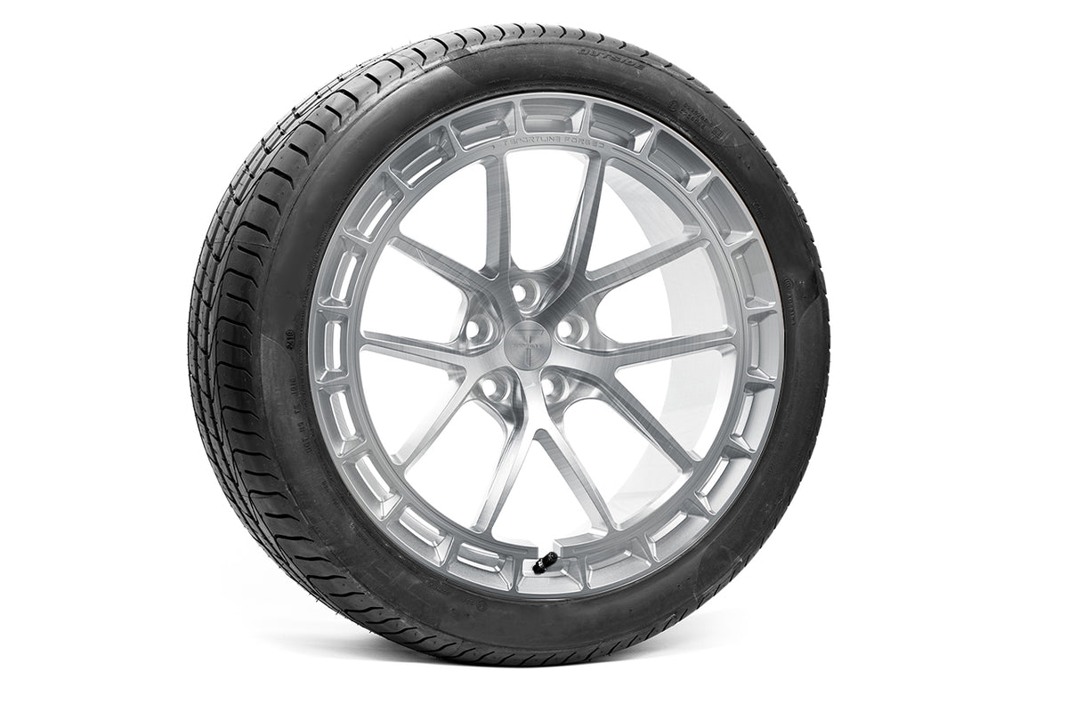 TSW115A Aero 20&quot; Superwide Tesla Model S Plaid &amp; Long Range Fully Forged Lightweight Tesla Wheel and Tire Package (Set of 4)