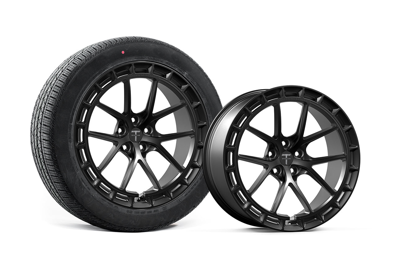TSW115A 20" Tesla Model X Fully Forged Lightweight Tesla Wheel and Tire Package (Set of 4)