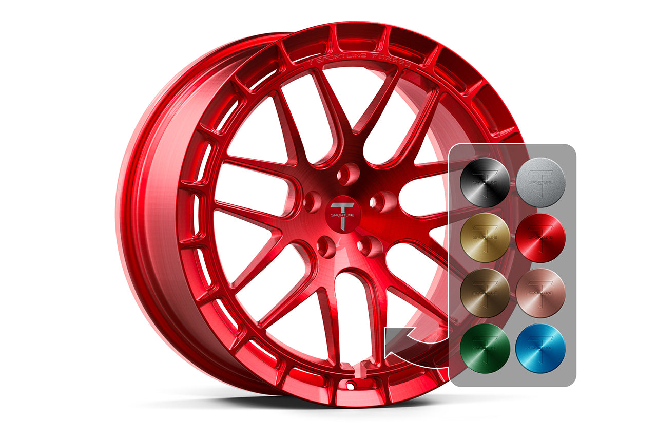 TSW117A 21" Tesla Model S Plaid & Long Range Fully Forged Lightweight Tesla Wheel (Set of 4)