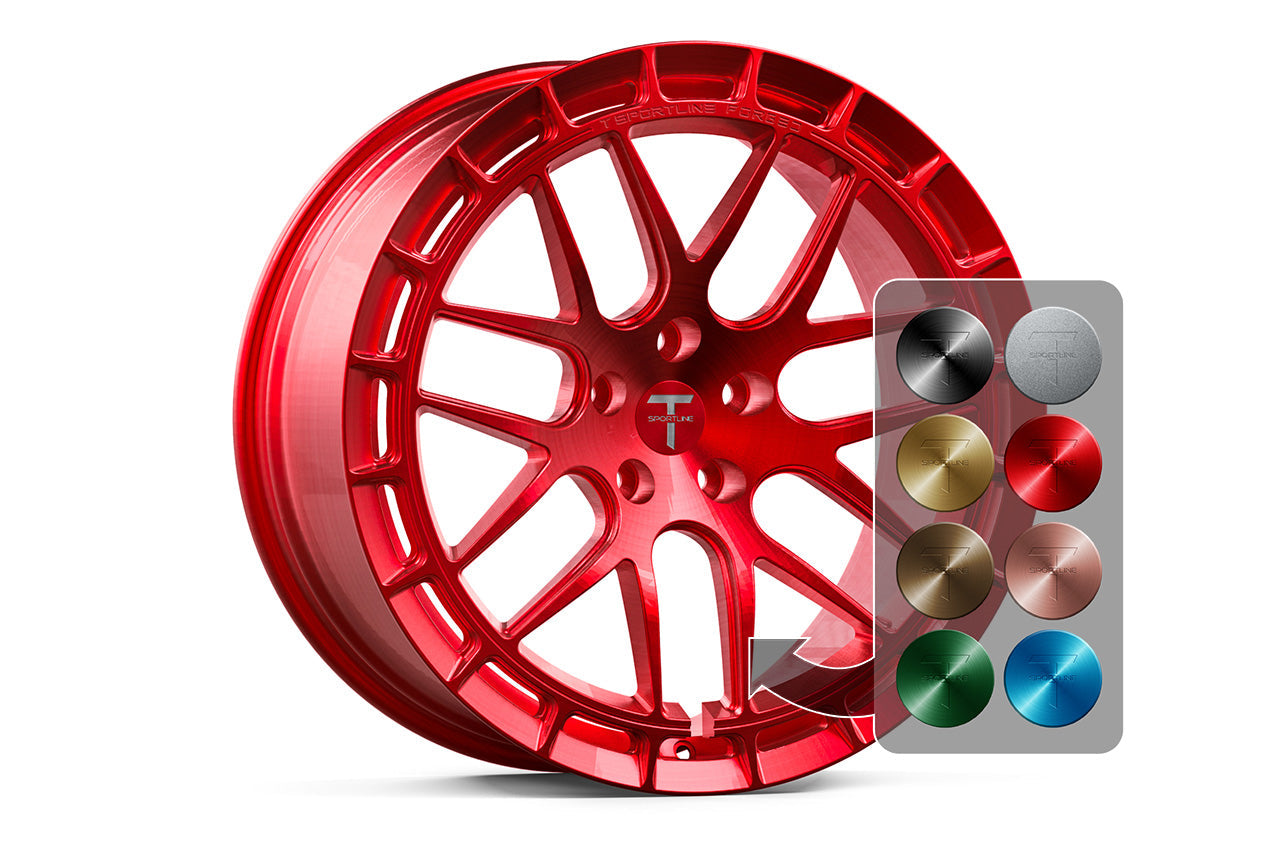 TSW117A 21" Tesla Model S Plaid & Long Range Fully Forged Lightweight Tesla Wheel (Set of 4)