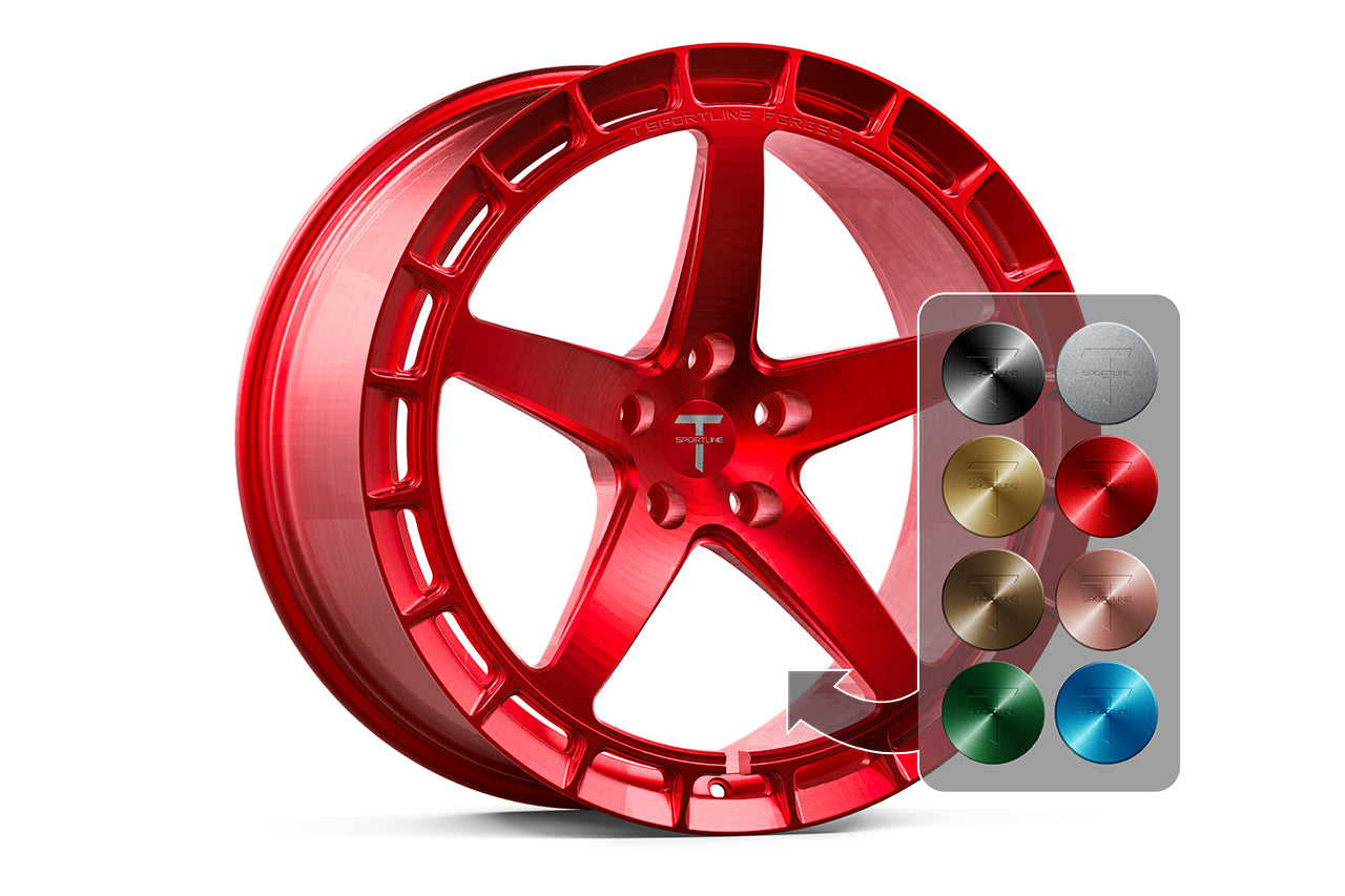 TSW150A 21" Tesla Model S Plaid & Long Range Fully Forged Lightweight Tesla Wheel (Set of 4)