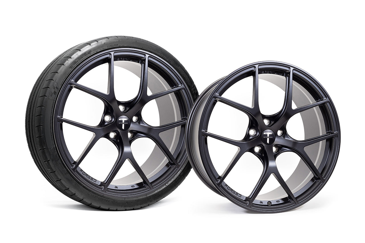 TXL115 21" Tesla Model Y Fully Forged Lightweight Tesla Wheel and Tire Package (Set of 4)