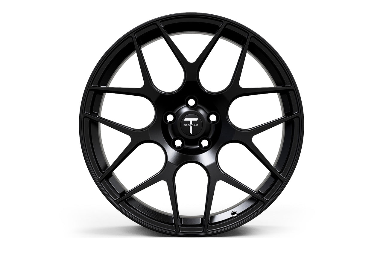 TXL117 21" Tesla Model S Plaid & Long Range Fully Forged Lightweight Tesla Wheel and Tire Package (Set of 4)