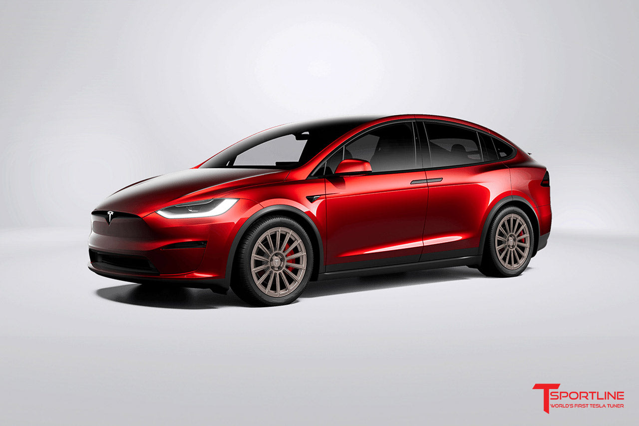 MX114 21" Tesla Model X Long Range & Plaid Wheel (Set of 4)