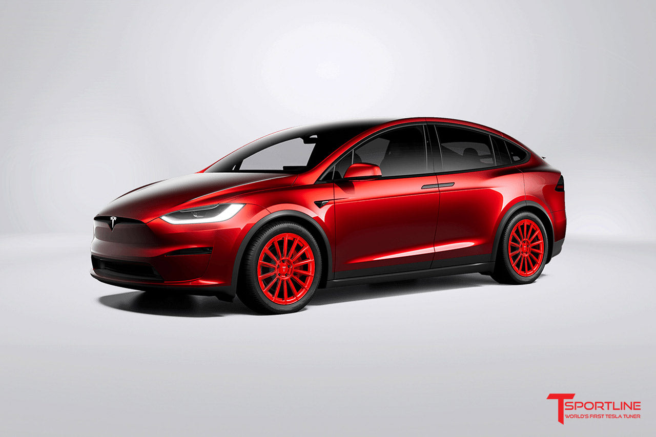 MX114 21" Tesla Model X Long Range & Plaid Wheel (Set of 4)