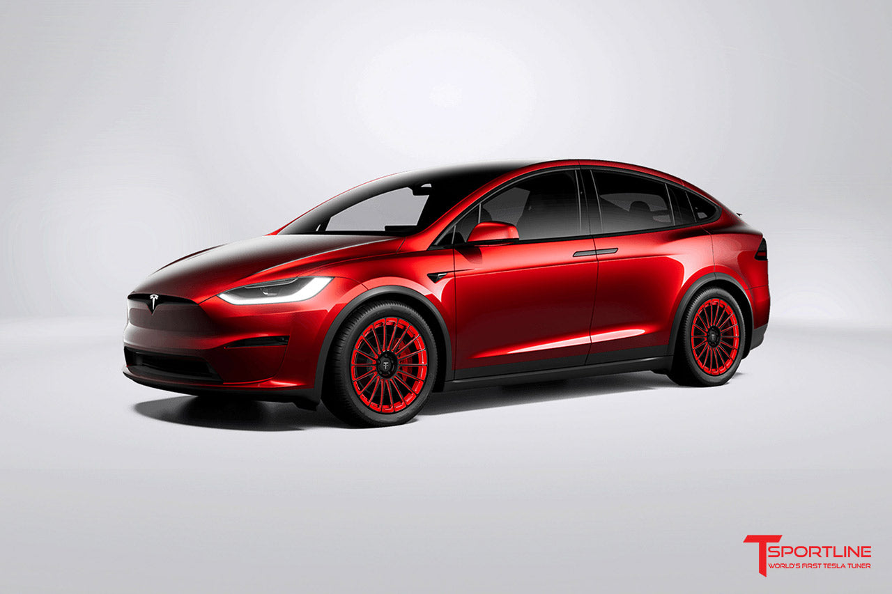 MX118 21" Tesla Model X Long Range & Plaid Wheel (Set of 4)