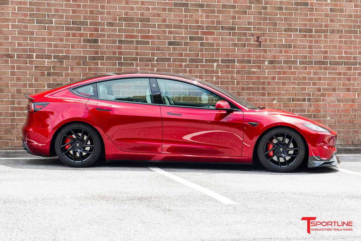 Tesla Model 3 Highland Performance Carbon Fiber Front Apron / Splitter