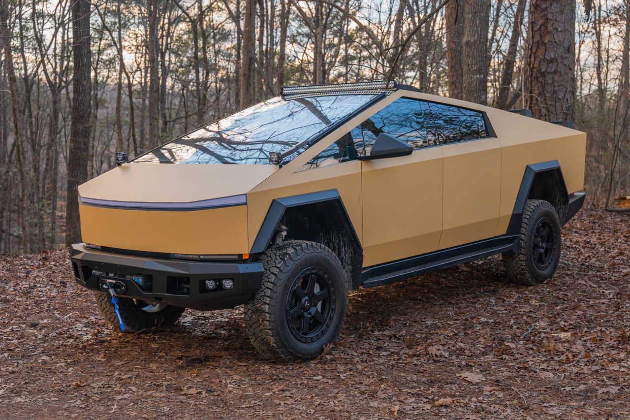 Tesla Cybertruck CTX Extreme Duty Steel Front Bumper with Integrated High-Output Power