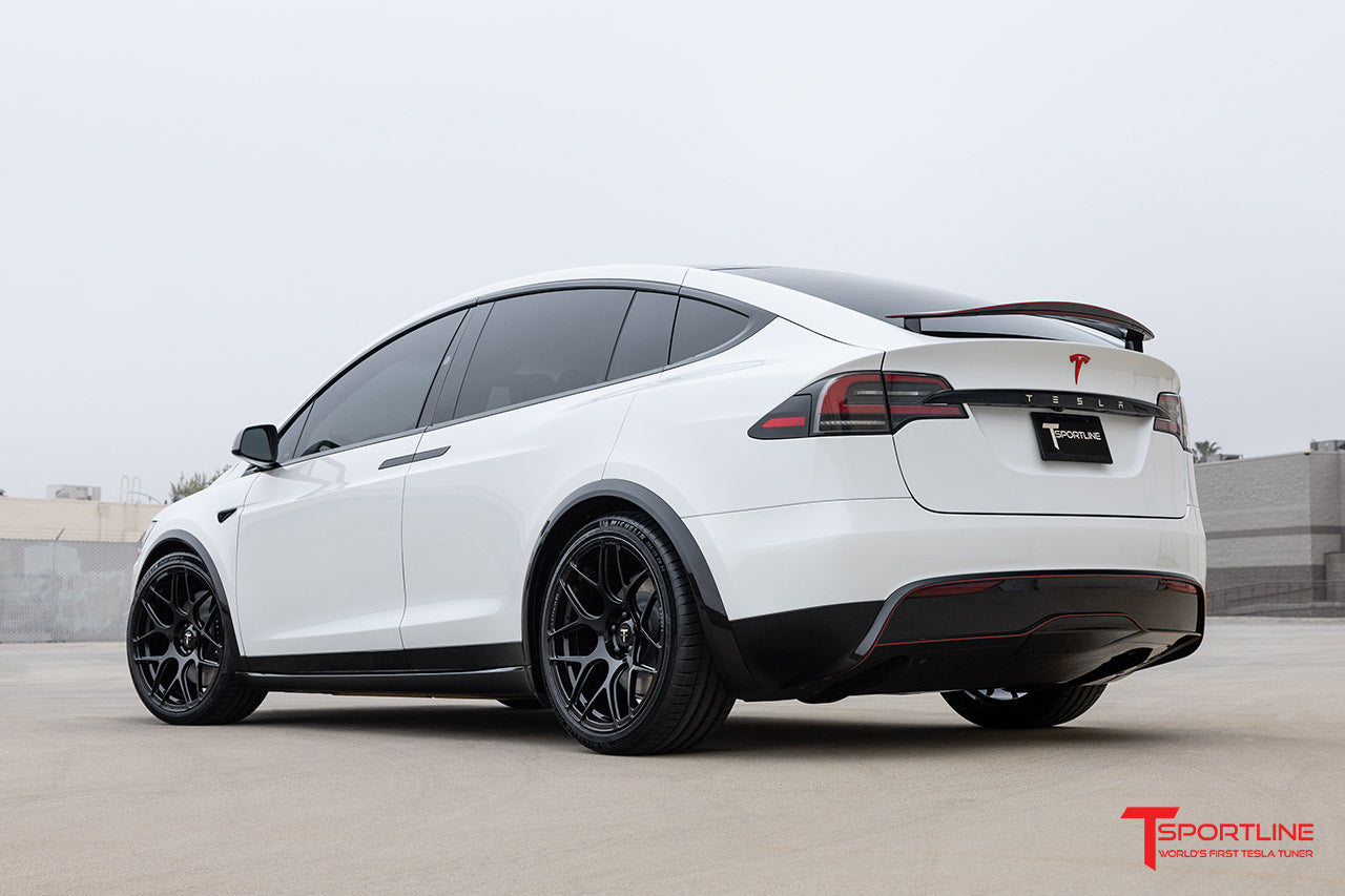 MX117 21" Tesla Model X Long Range & Plaid Wheel and Tire Package (Set of 4)